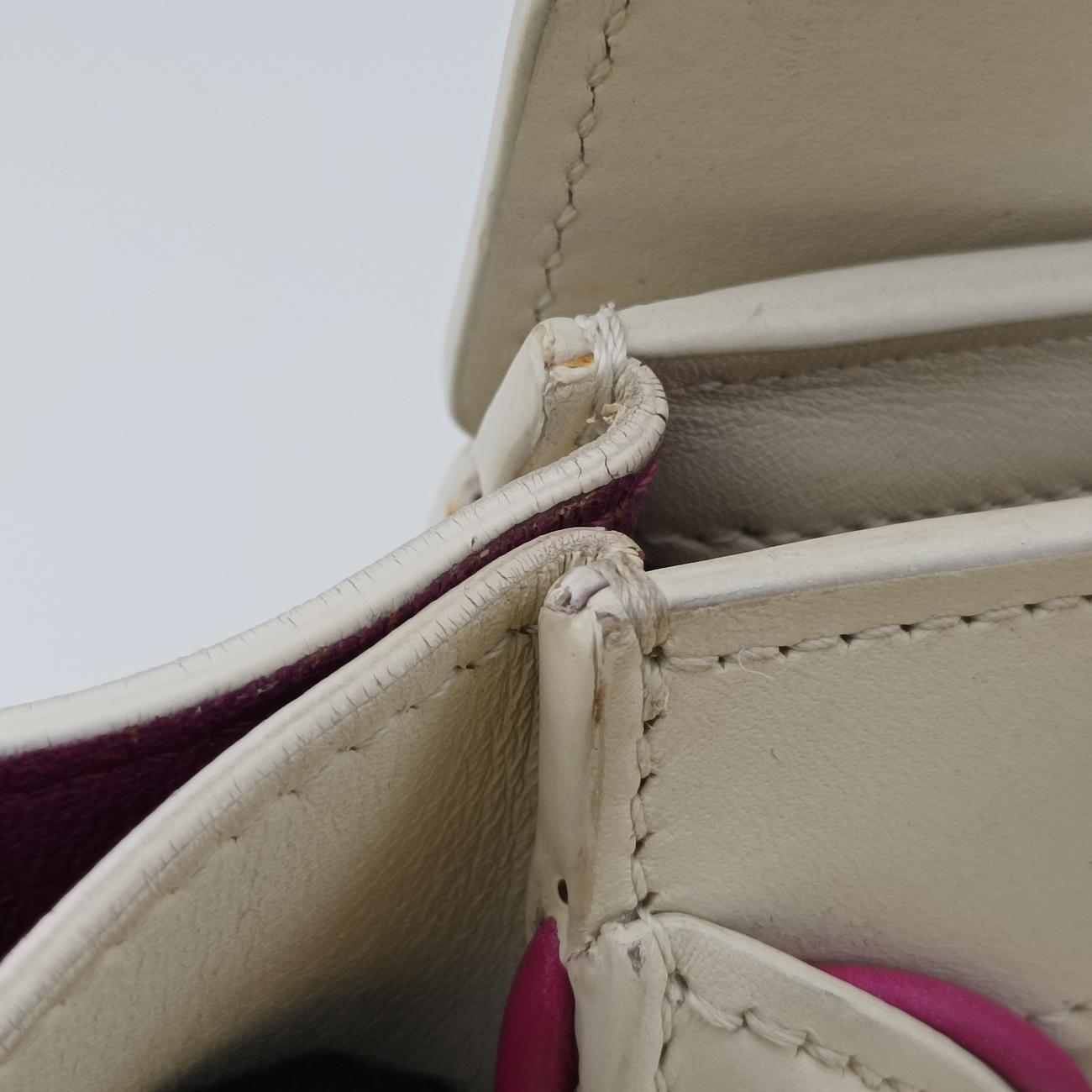 ラゲージナノショッパー ホワイト レザー S-CU-4186 【公式通販】