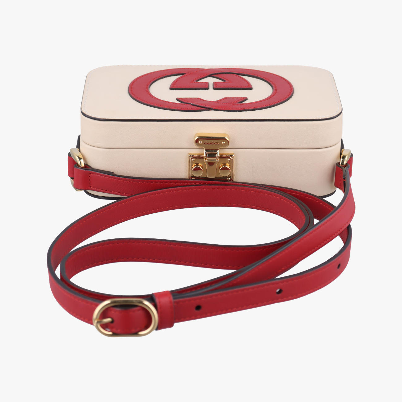 インターロッキングG ホワイト レザー 658230 【公式通販】